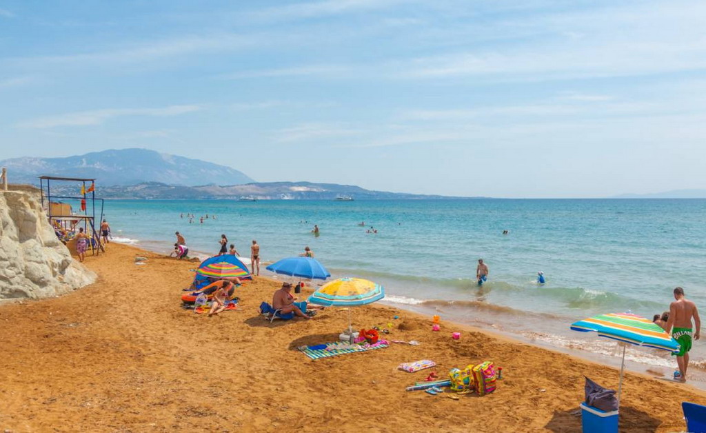  Plaža Ksi na ostrvu Kefalonija 